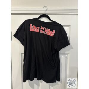 Fifth Sun “Boyz N The Hood” Black Cropped Graphic Tee – Women’s L